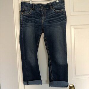 silver jean suki waist 33
